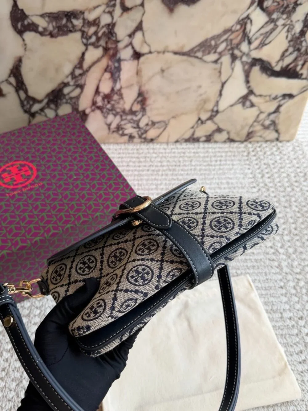 Tory Burch material monogram
